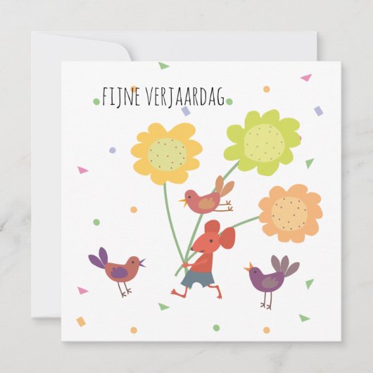 kaart felicitatie カード (正面)