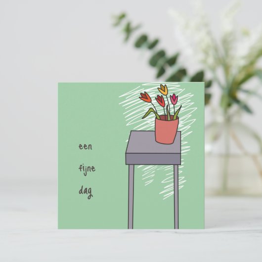 kaart felicitatie カード (スタンド正面)