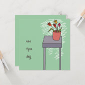 kaart felicitatie カード (正面/裏面インサイチュ)