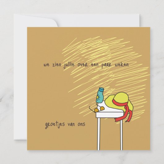 kaart fijne vakantie カード (裏面)