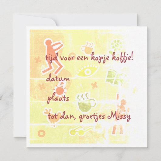  kaart uitnodiging koffie (裏面)