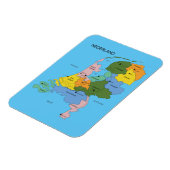 Kaart van Nederland magneet マグネット (左側)