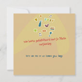 kaart verjaardag 70 jaar カード (裏面)