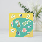 kaart verjaardag 'happy birthday' カード (スタンド正面)