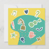 kaart verjaardag 'happy birthday' カード (正面)