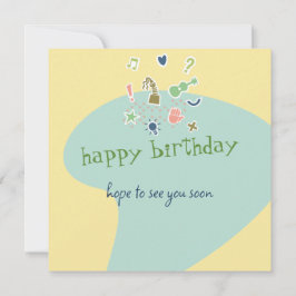 kaart verjaardag 'happy birthday' カード