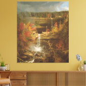 Kaaterskill滝 キャンバスプリント (インサイチュ (リビング))