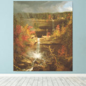 Kaaterskill滝 キャンバスプリント (インサイチュ (ウッドフロア))