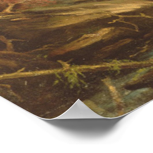 Kaaterskill滝 ポスター (角)