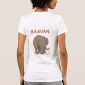 KAAVAN女性のTシャツ Tシャツ (裏面)