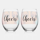 KABによるノンステムワイングラス ステムなしワイングラス (裏面)