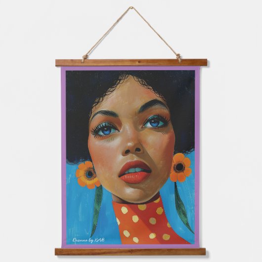 KABウッドトップウォールタペストリーによるダイオンネックス 吊り下げ型タペストリー (正面)