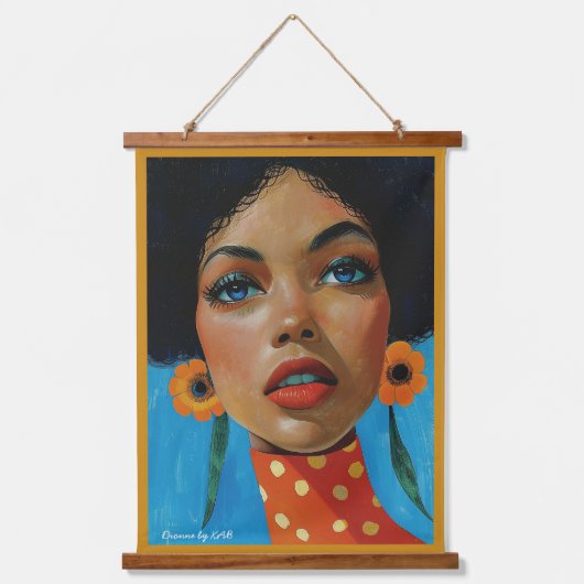 KABウッドトップウォールタペストリーによるダイオンネックス 吊り下げ型タペストリー (正面)