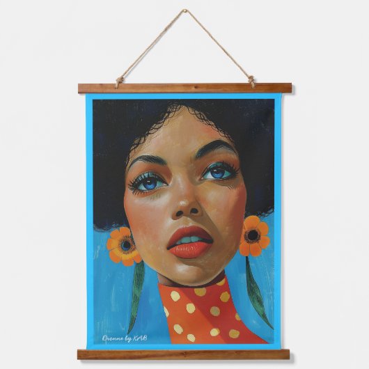 KABウッドトップウォールタペストリーによるダイオンネックス 吊り下げ型タペストリー (正面)