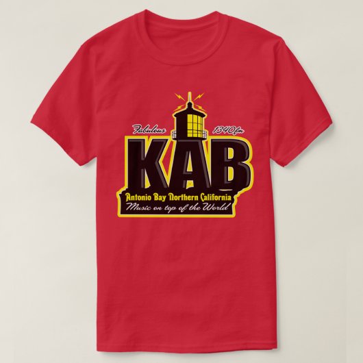 KABラジオ Tシャツ (デザイン正面)