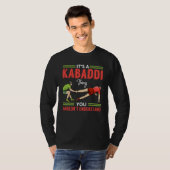 Kabaddi Game Sport Player Indian Team Training  1 Tシャツ (正面フル)