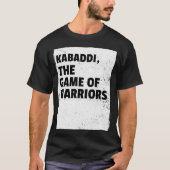 Kabaddihe Game Of Warriors Sport boy retro Tシャツ (正面)