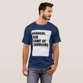 Kabaddihe Game of Warriors Sport friend retro Tシャツ (正面フル)