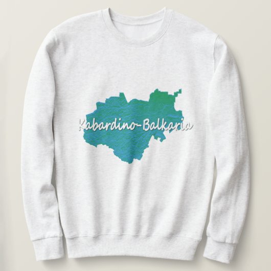 Kabardino-Balkar Republic スウェットシャツ (デザイン正面)