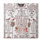 Kabbalahのデザイン タイル (正面)