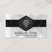 Kabbalah生命の木の神聖な幾何学オーナメント 名刺 (正面)