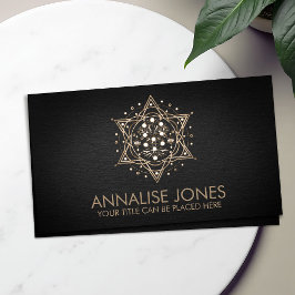 Kabbalah生命の木の神聖な幾何学オーナメント 名刺