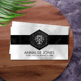 Kabbalah生命の木の神聖な幾何学オーナメント 名刺