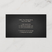 Kabbalah生命の木の神聖な幾何学オーナメント 名刺 (裏面)