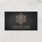 Kabbalah生命の木の神聖な幾何学オーナメント 名刺 (正面)