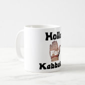 Kabbalah.Mugのための叫び声 コーヒーマグカップ (正面左)