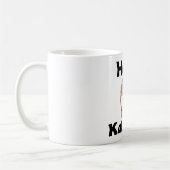 Kabbalah.Mugのための叫び声 コーヒーマグカップ (左)