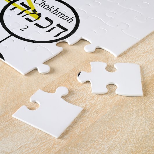 Kabbalistic Tree of life hebrew sephiroth  ジグソーパズル (側面)