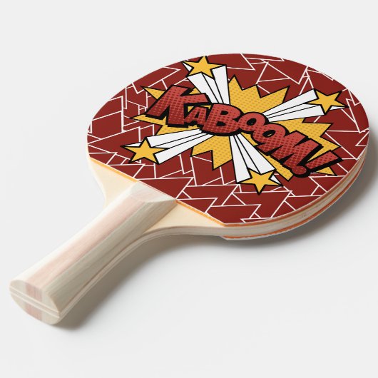 Kaboomの漫画本のスタイルの卓球ラケット 卓球ラケット (正面アングル)