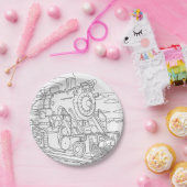 KAB'sデザイントレイン紙プレート ペーパープレート (パーティー)