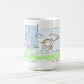 Kabukiの漫画からのファースト・フードのマグ コーヒーマグカップ (中央)