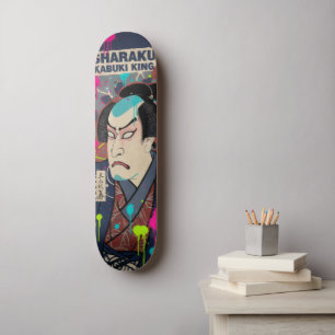KABUKI Skateboard Art – Japanese Spirit スケートボード