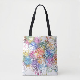 Kabul Afghanistan City Map トートバッグ