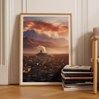 Kabul Print Afghanistan Print Kabul Poster Afghani ポスター