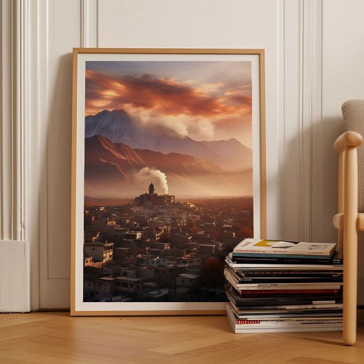 Kabul Print Afghanistan Print Kabul Poster Afghani ポスター