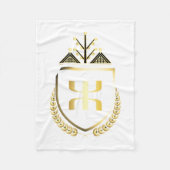 Kabyle doré フリースブランケット (正面)