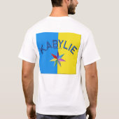 Kabylieの旗 Tシャツ (裏面)