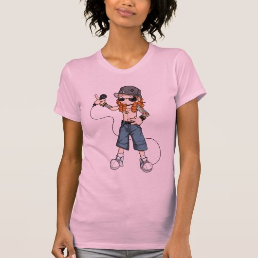 KaCのゴムのゴムの女の子タンク Tシャツ (正面)