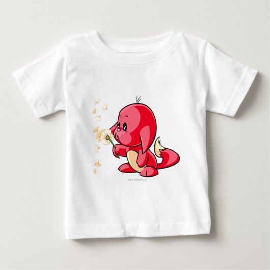 Kacheekの赤 ベビーTシャツ (正面)