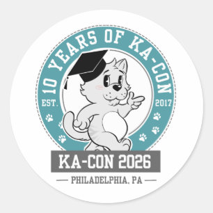 KACON 2026 ロゴステッカー ラウンドシール