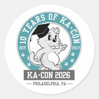 KACON 2026 ロゴステッカー ラウンドシール
