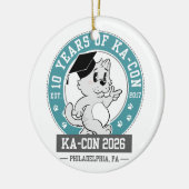 KACON 2026 記念オーナメント セラミックオーナメント (左)