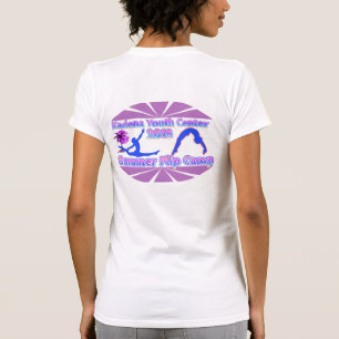 KadenaのユースセンターフリップキャンプのTシャツの白の大人 Tシャツ