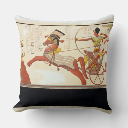 Kadeshの戦いのRamesses II (1279-13年紀元前に)、 クッション (正面)