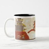 Kadeshの戦いのRamesses II (1279-13年紀元前に)、 ツートーンマグカップ (左)