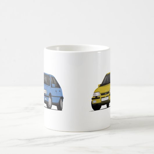 Kadett E GSi - 2枚 –  コーヒーマグカップ (中央)